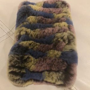Rex Rabbit Fur headband scarf winter warm new